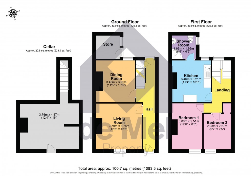 Floorplan for St. Pauls Street North, Cheltenham