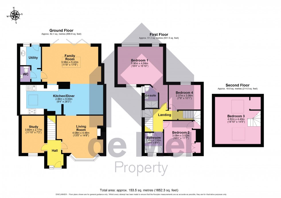 Floorplan for Langley Road, Winchcombe