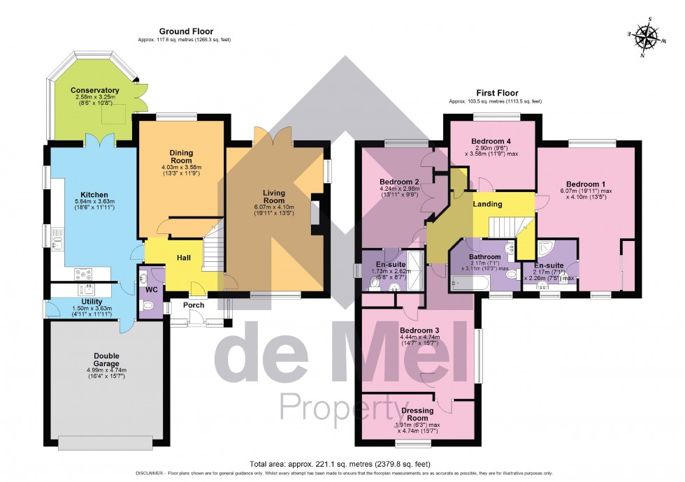 Floorplan for Lawrences Meadow, Gotherington