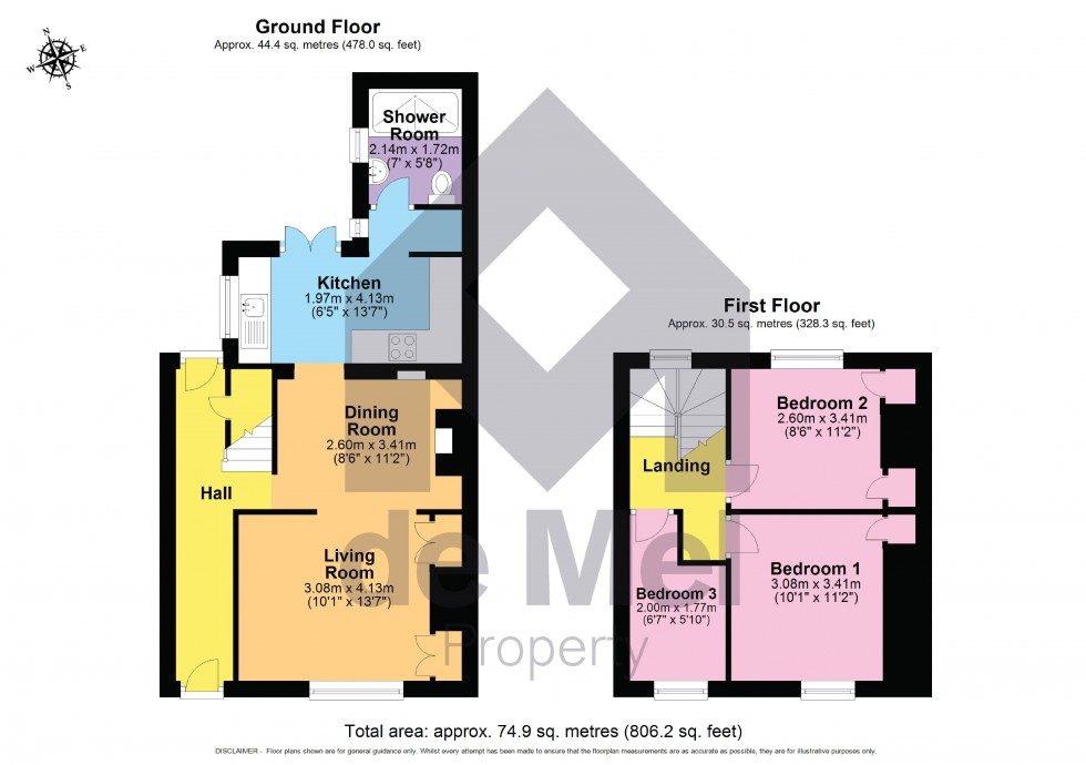 Floorplan for Duke Street, Cheltenham