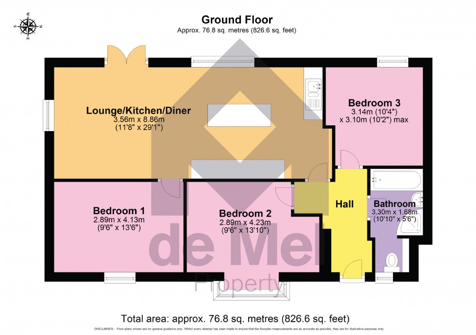 Floorplan for Kimberley Walk, Cheltenham