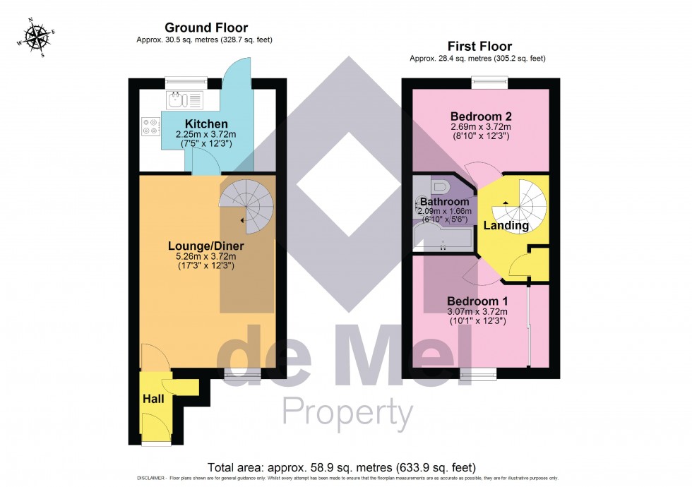 Floorplan for Harvesters View, Bishops Cleeve, Cheltenham, GL52