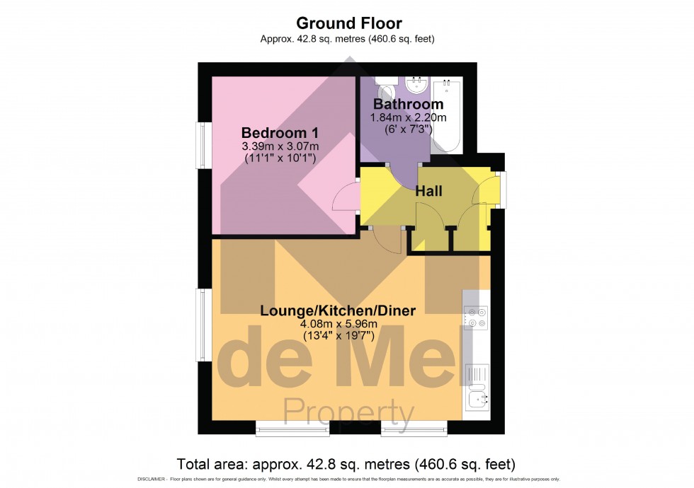 Floorplan for Persimmon Gardens, Cheltenham