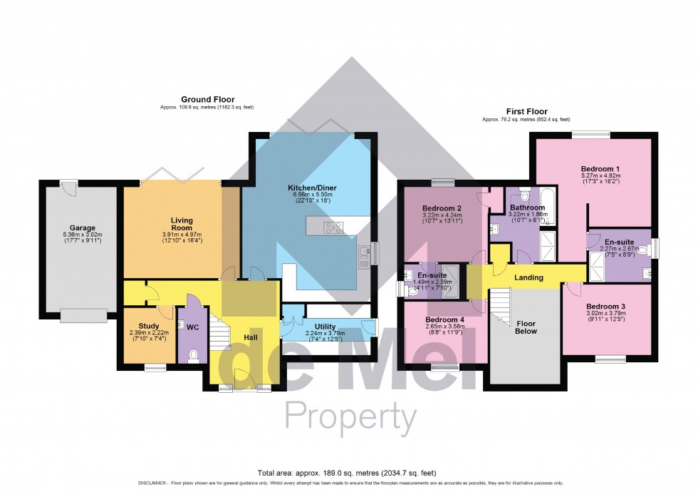 Floorplan for Pickering Close, Winchcombe