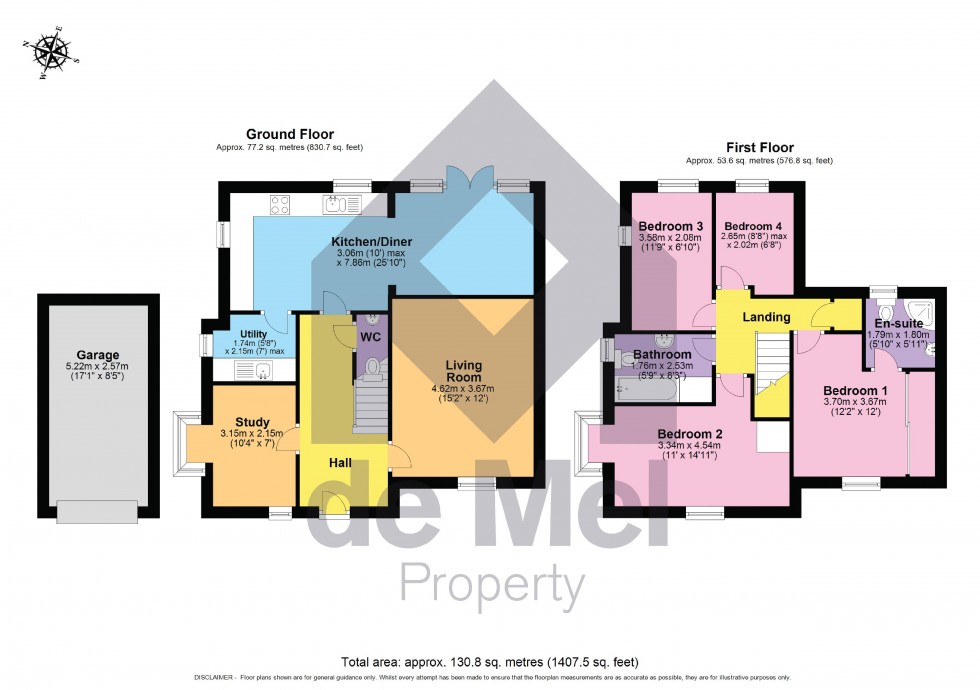 Floorplan for Whittle Close, Stoke Orchard