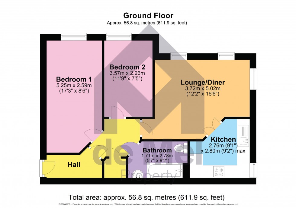 Floorplan for Brockweir Road, Cheltenham