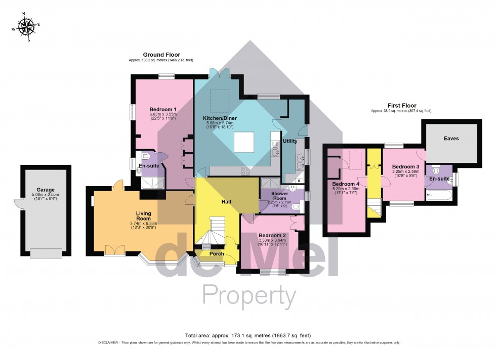 Floorplan for Langley Road, Winchcombe