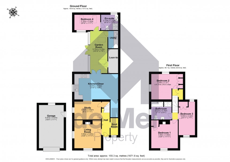 Floorplan for Mount Pleasant, Teddington
