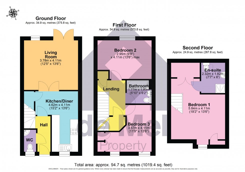 Floorplan for Rosebay Gardens, Cheltenham, Gloucestershire, GL51
