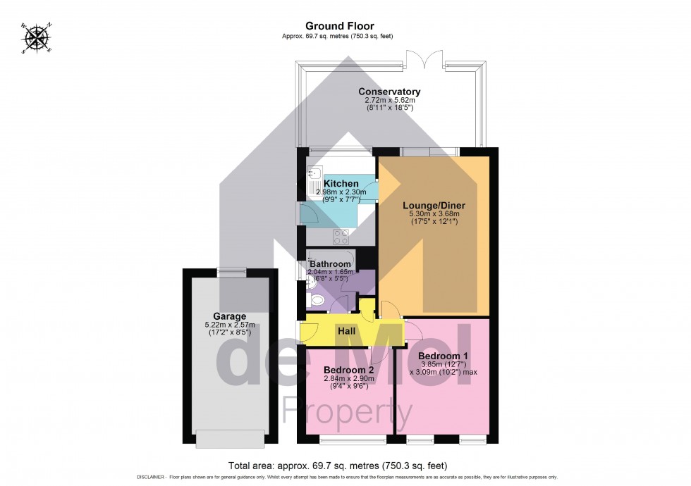 Floorplan for Kayte Close, Bishops Cleeve