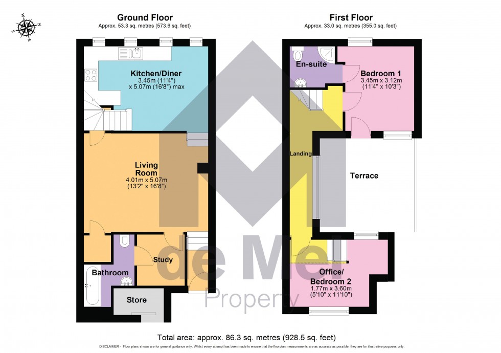 Floorplan for Back Albert Place, Cheltenham
