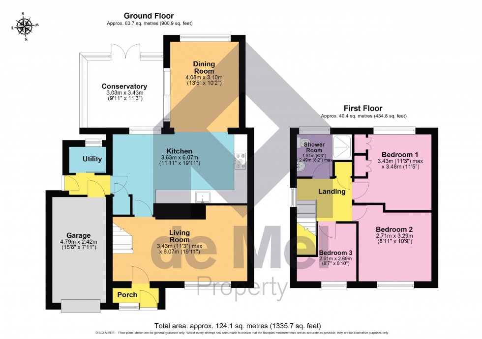 Floorplan for Beckford Road, Alderton