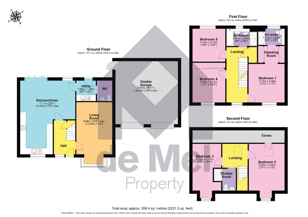 Floorplan for Barleyfields Avenue, Bishops Cleeve