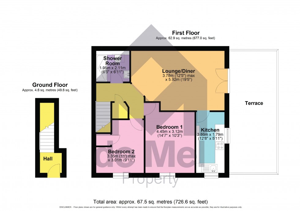 Floorplan for Tivoli Walk, Cheltenham