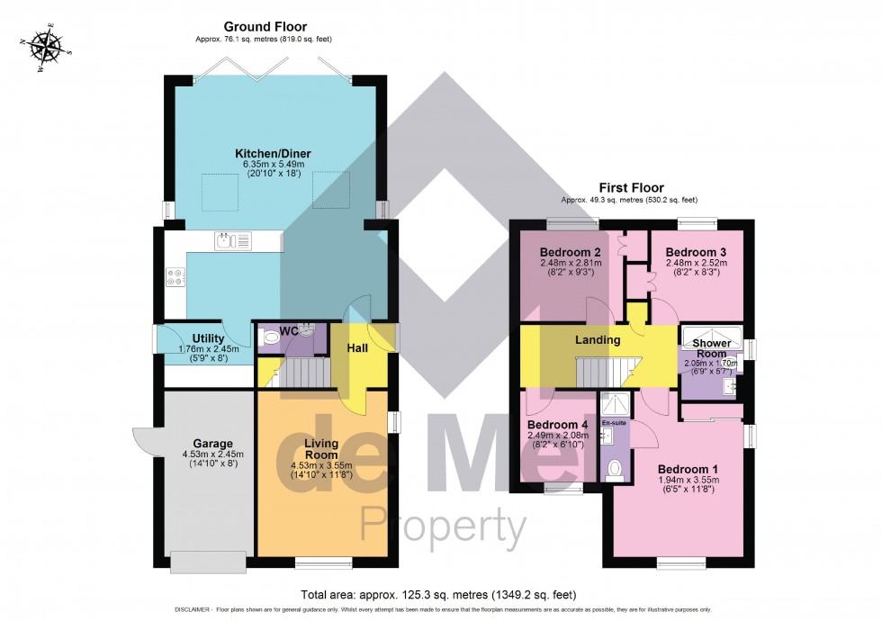 Floorplan for Ashlea Meadow, Bishops Cleeve