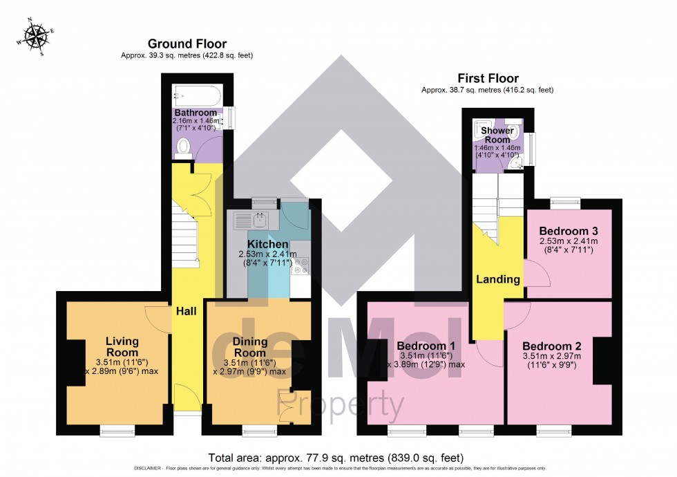 Floorplan for Francis Street, Leckhampton