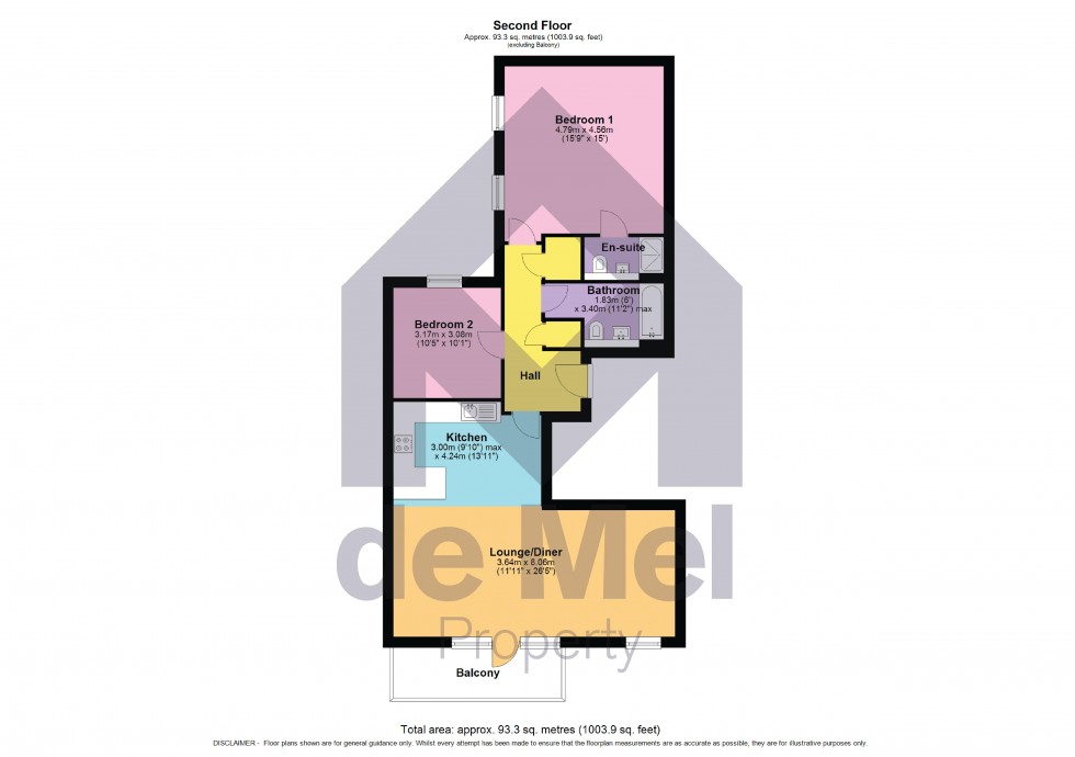 Floorplan for Hartley Court, Pittville Circus Road, Cheltenham