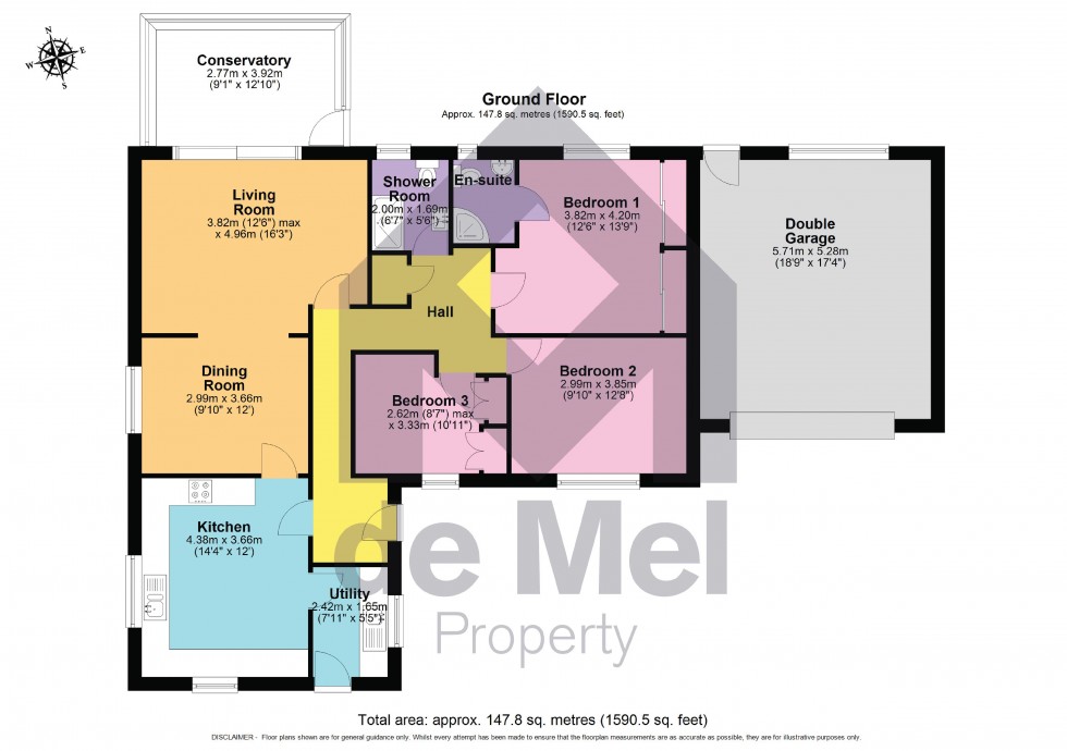 Floorplan for Lyefield Road East, Charlton Kings