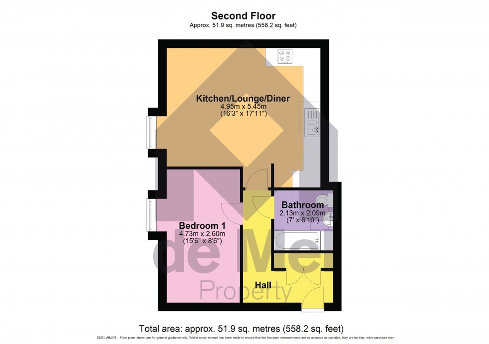 Floorplan for Vale Road, Bishops Cleeve