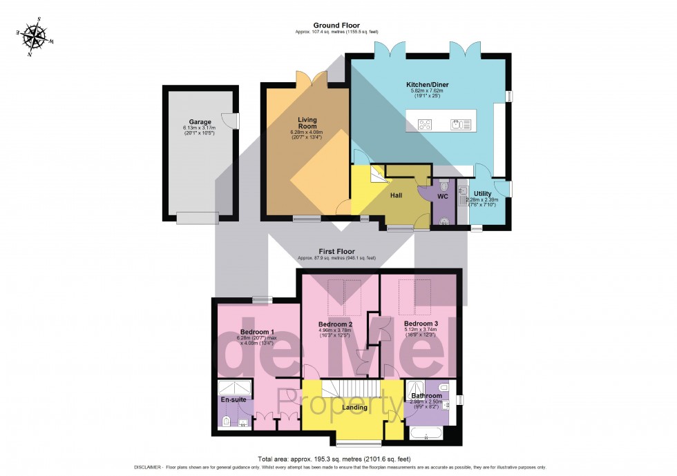 Floorplan for Consell Green Lane, Toddington
