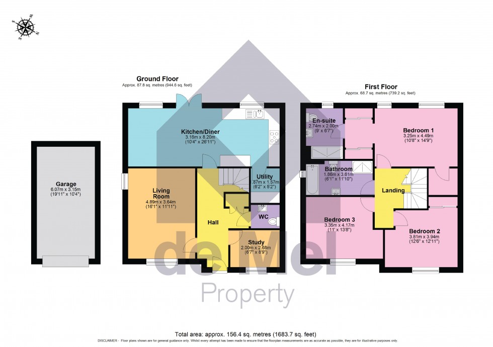 Floorplan for Tiger Moth Drive, Stoke Orchard, Cheltenham