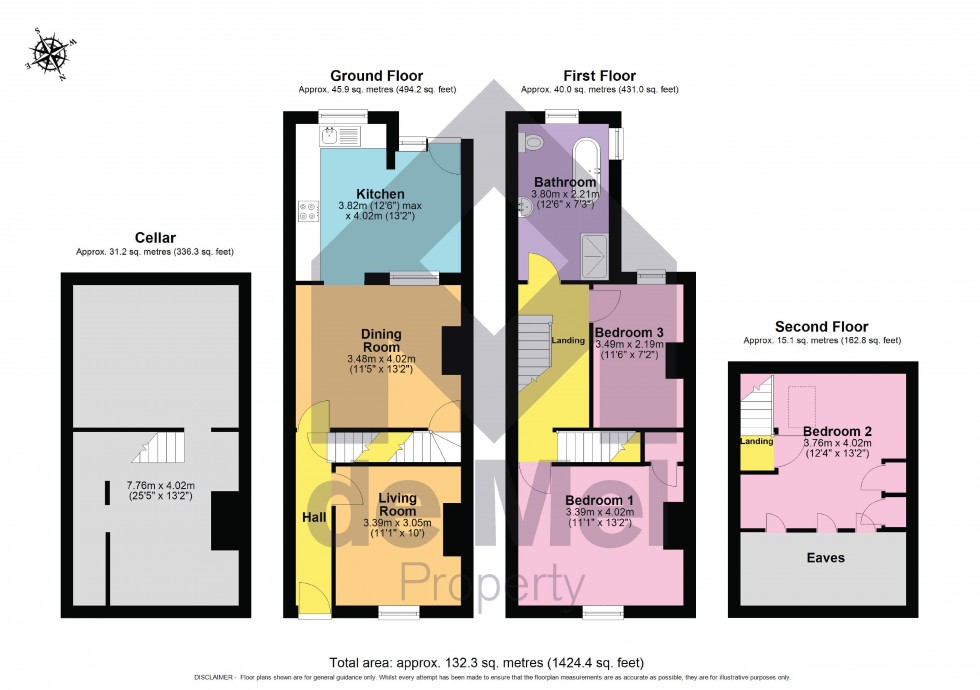 Floorplan for Whaddon Road, Cheltenham, Gloucestershire, GL52