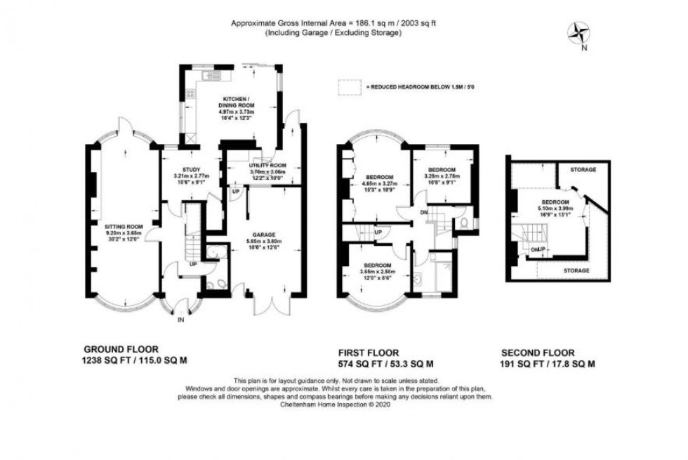 Floorplan for The Grove, Cheltenham