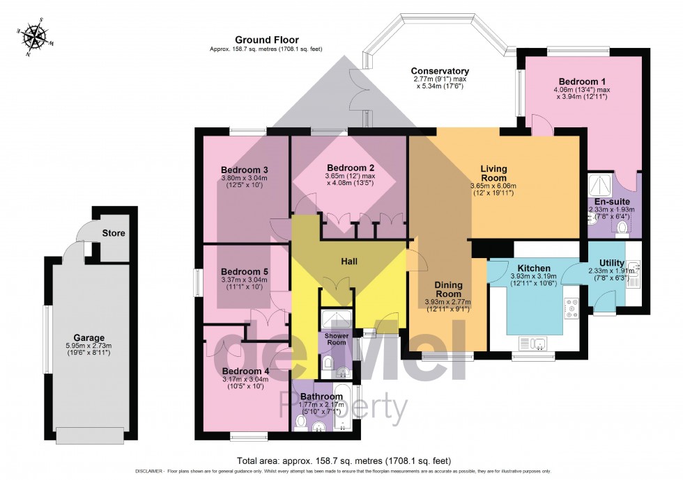Floorplan for Highland Road, Charlton Kings