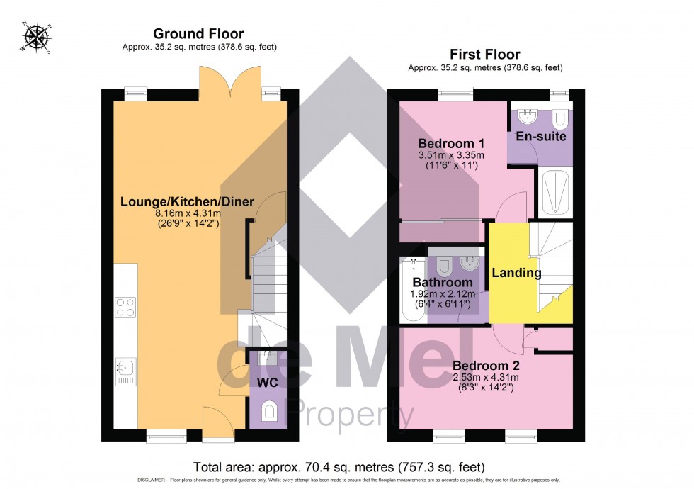 Floorplan for Ashbee Close, Bishops Cleeve
