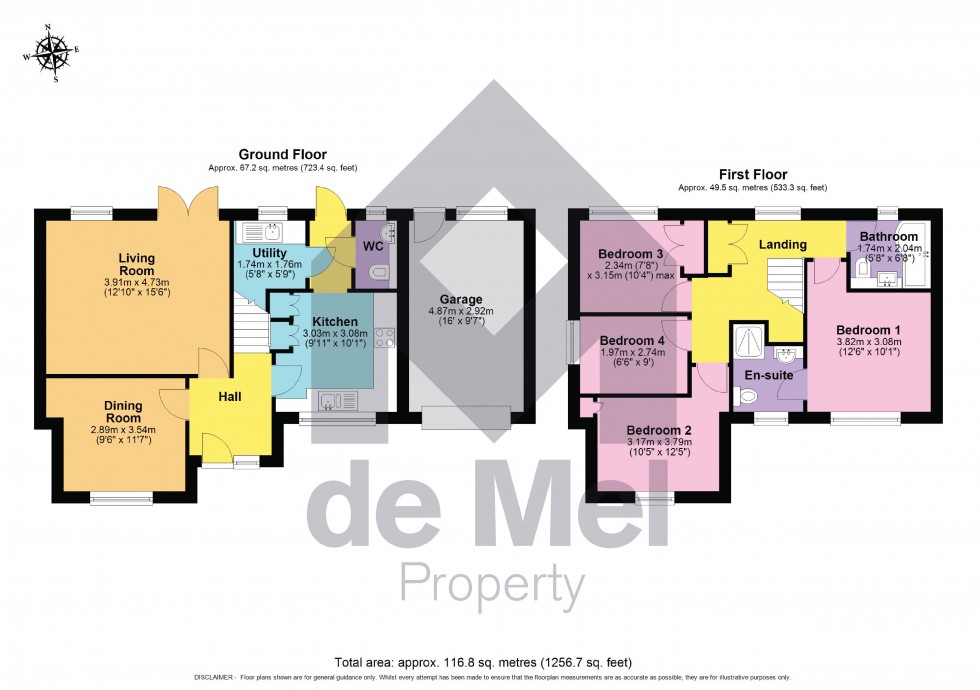 Floorplan for Stoke Road, Bishops Cleeve, Cheltenham, GL52