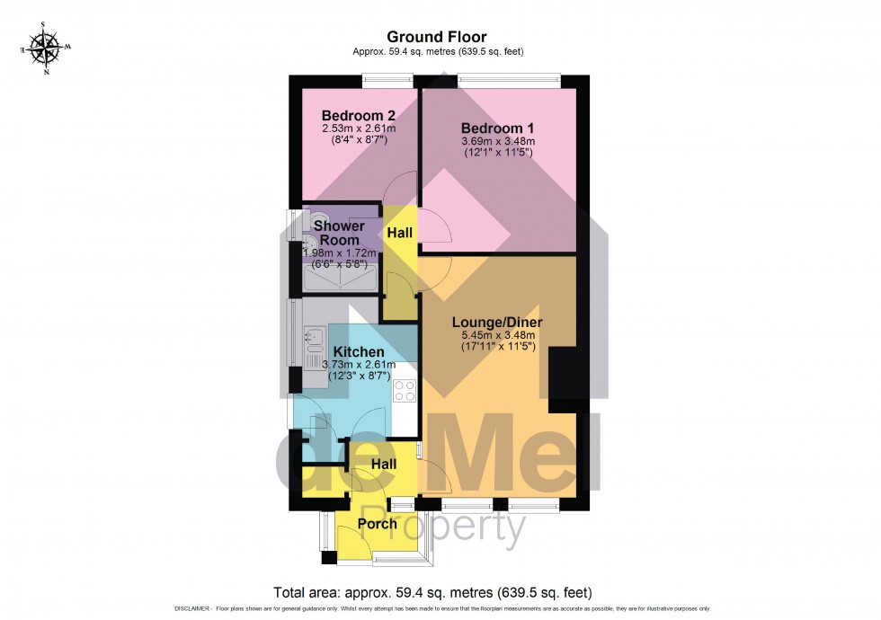 Floorplan for Pine Bank, Bishops Cleeve