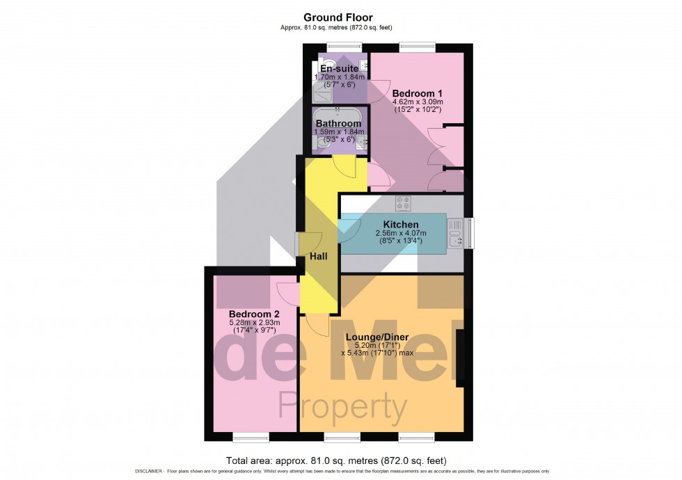 Floorplan for Parabola Road, Cheltenham