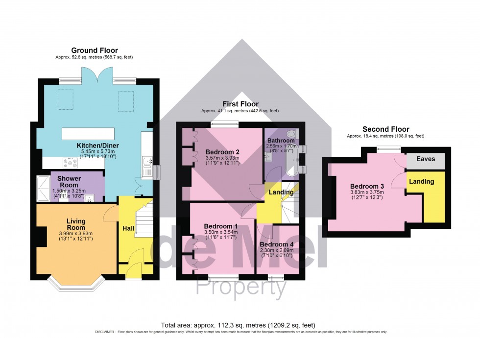 Floorplan for Kingsholm Square, Gloucester, GL1