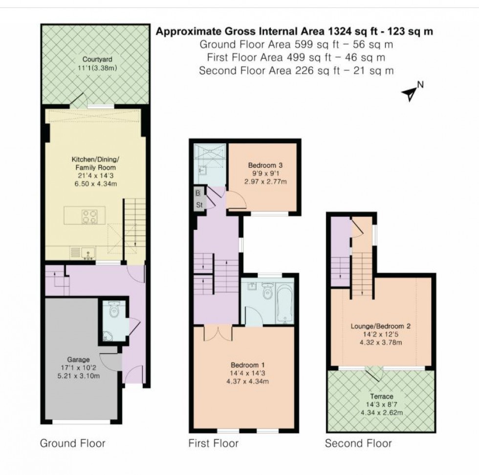 Floorplan for Southwood Lane, Montpellier