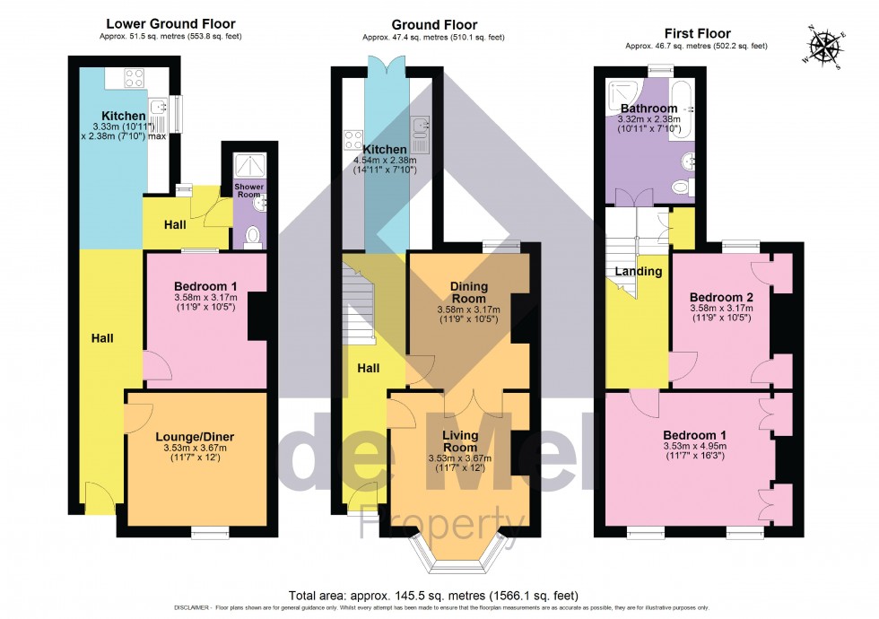 Floorplan for Christchurch Terrace, Malvern Road, Cheltenham
