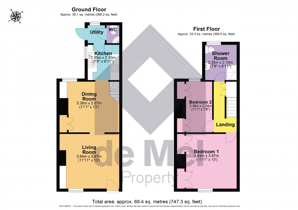 Floorplan for Marsh Lane, Cheltenham