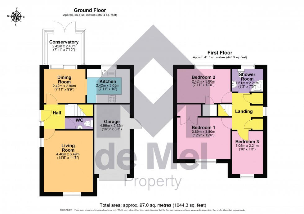 Floorplan for Minster Close, Cheltenham
