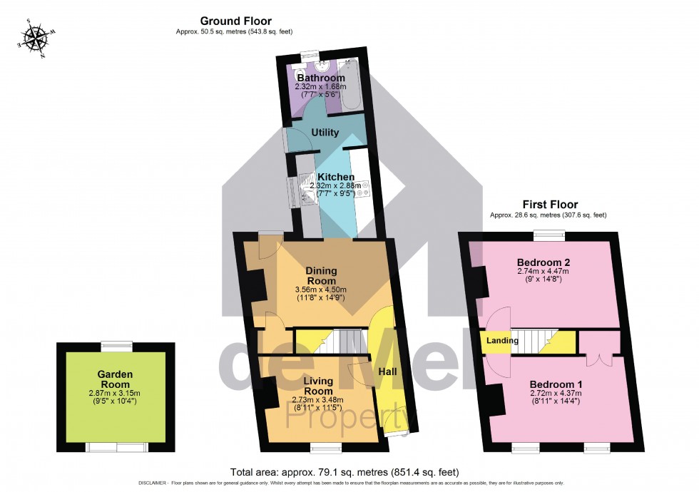 Floorplan for Naunton Crescent, Cheltenham