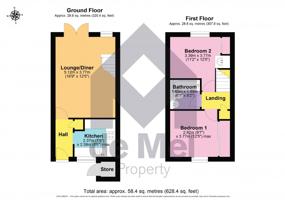 Floorplan for Ashlea Meadow, Bishops Cleeve, Cheltenham, GL52