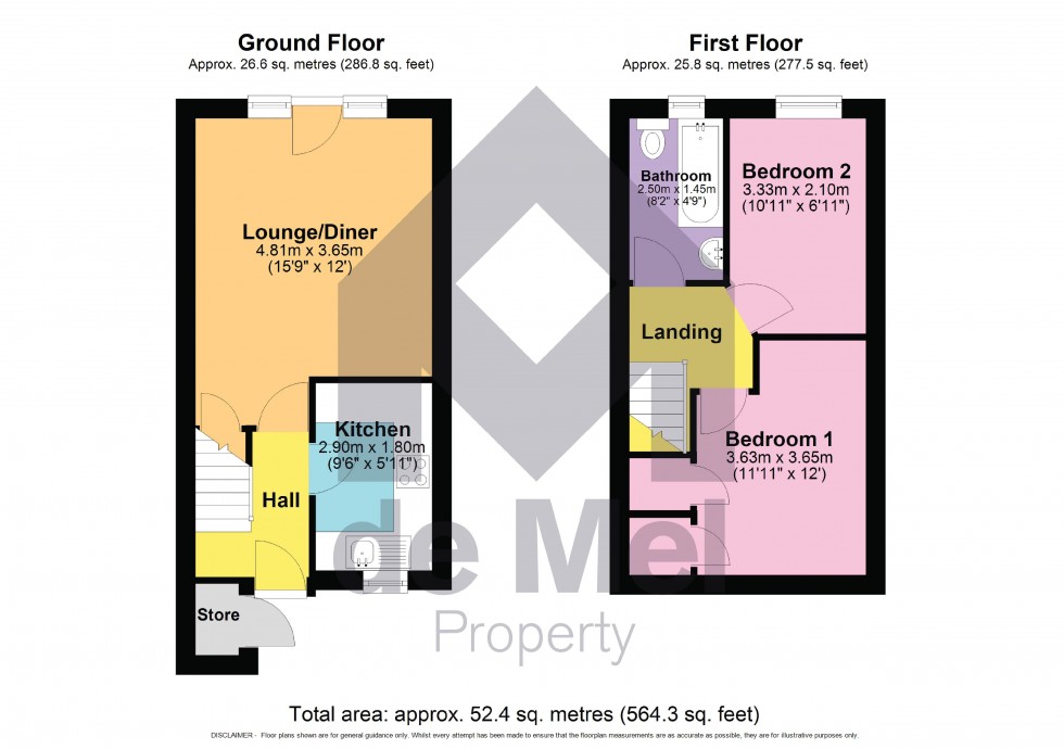 Floorplan for New Street, Stratford-Upon-Avon, CV37