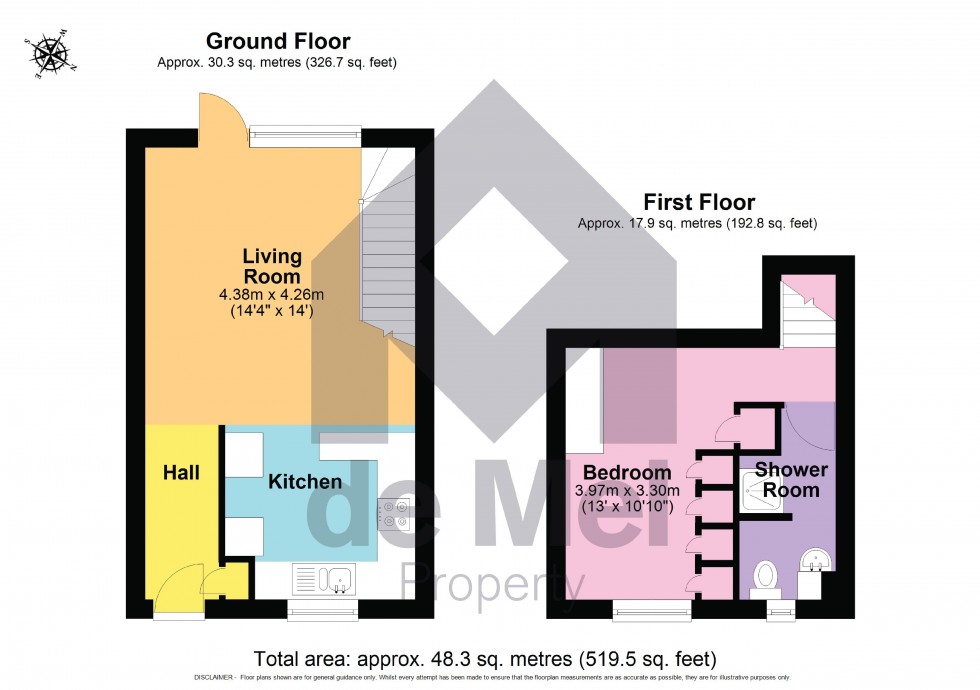 Floorplan for Libertus Court, Cheltenham, Gloucestershire, GL51