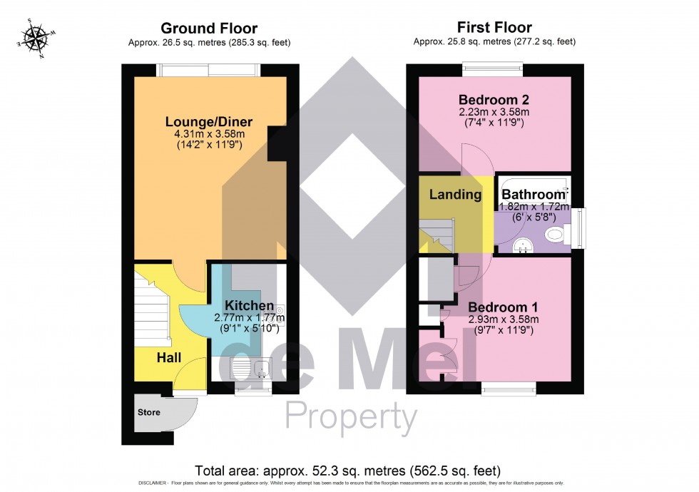 Floorplan for Somergate Road, Cheltenham