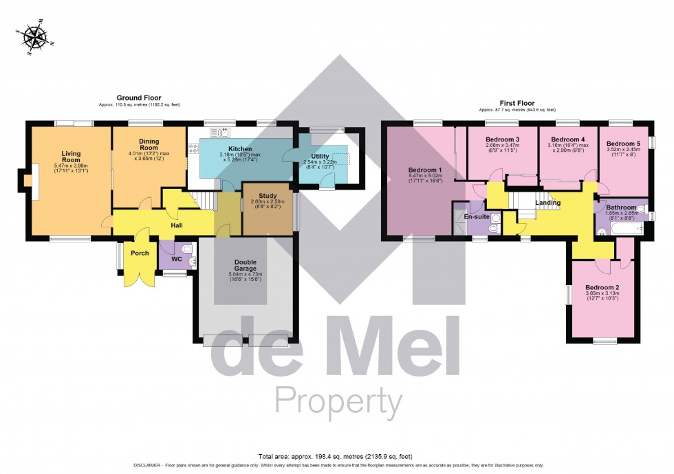 Floorplan for Delavale Road, Winchcombe, Gloucestershire, GL54