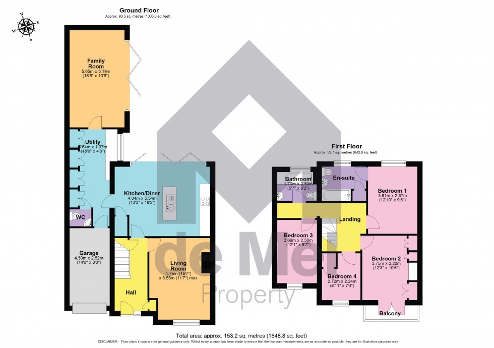 Floorplan for Harp Hill, Charlton Kings, Cheltenham, GL52