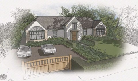 View Full Details for Building Plot with Planning Permission, Church Road, Leckhampton, Cheltenham - EAID:deMelProperty, BID:de Mel Property