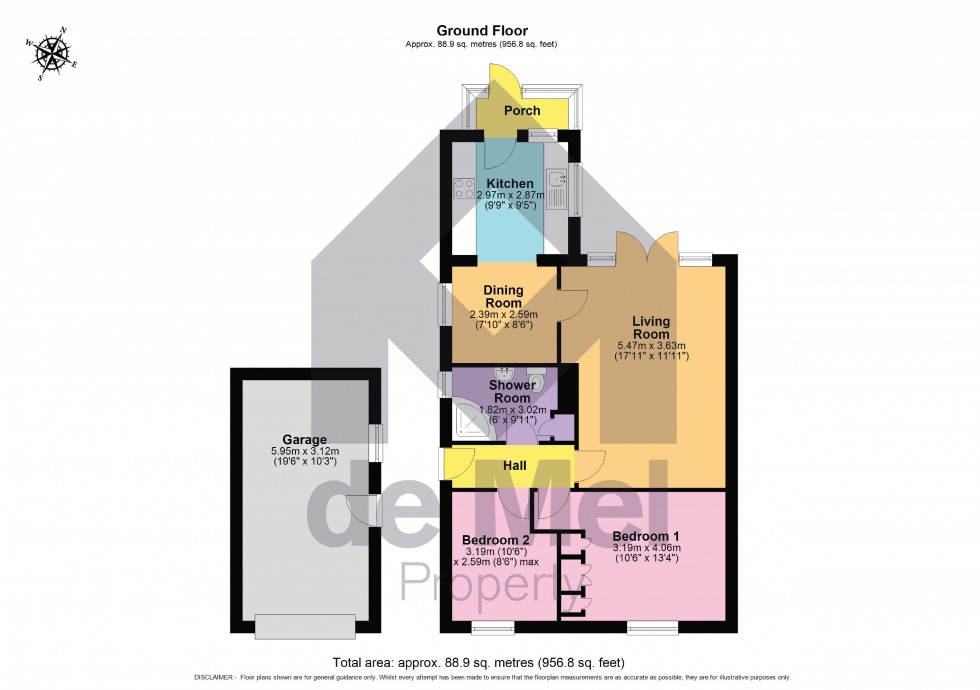 Floorplan for Kenelm Rise, Winchcombe