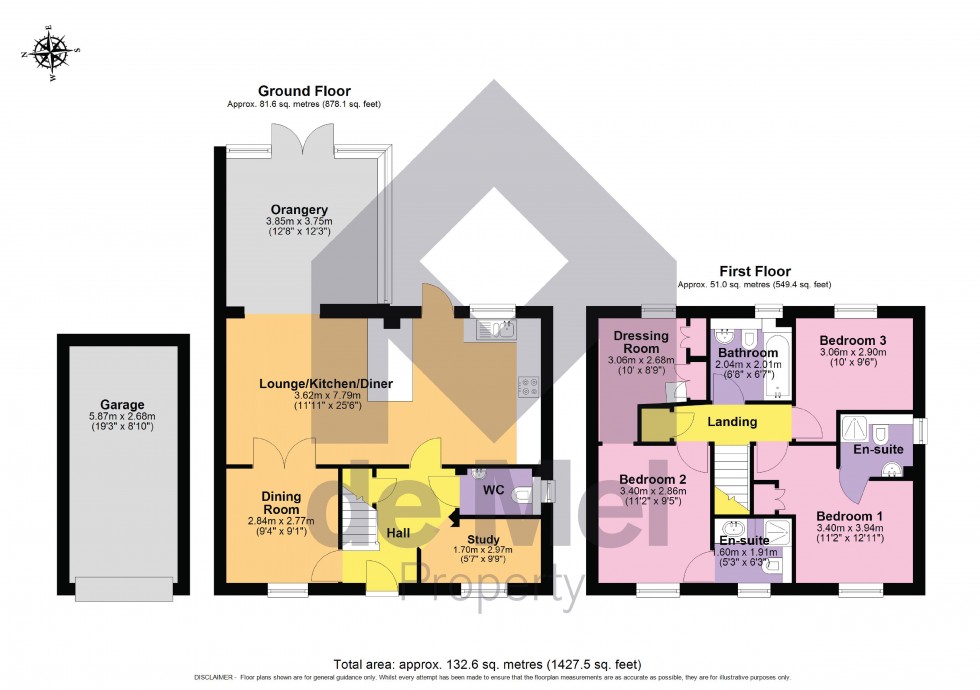 Floorplan for Little Grebe Road, Bishops Cleeve, Cheltenham, GL52