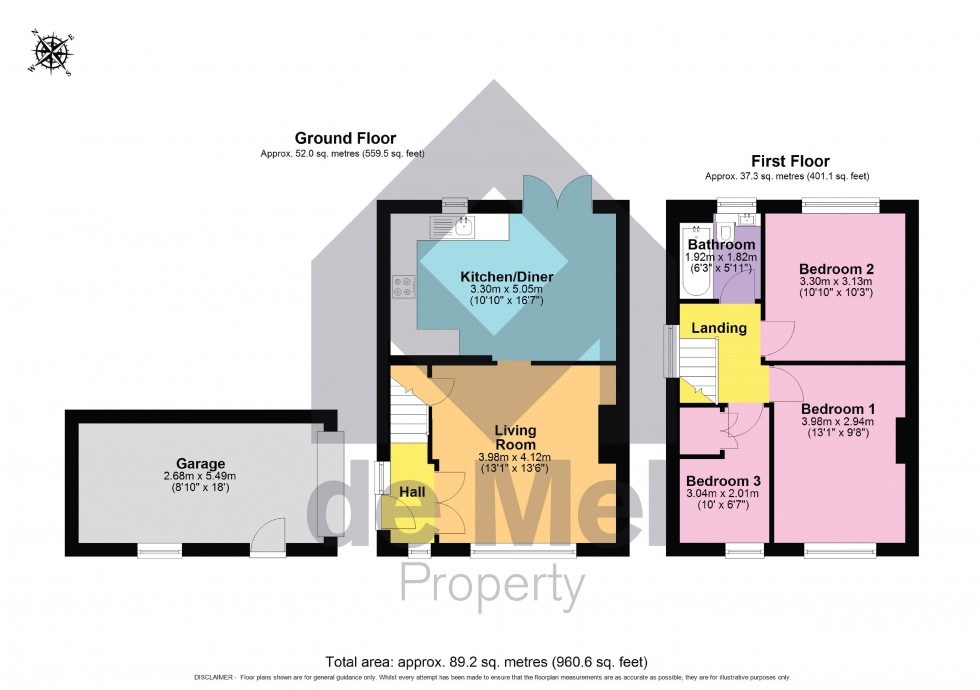 Floorplan for Yew Tree Close, Wyman's Brook, Cheltenham