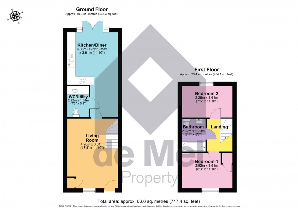 Floorplan for Townsend Street, Cheltenham, Gloucestershire, GL51