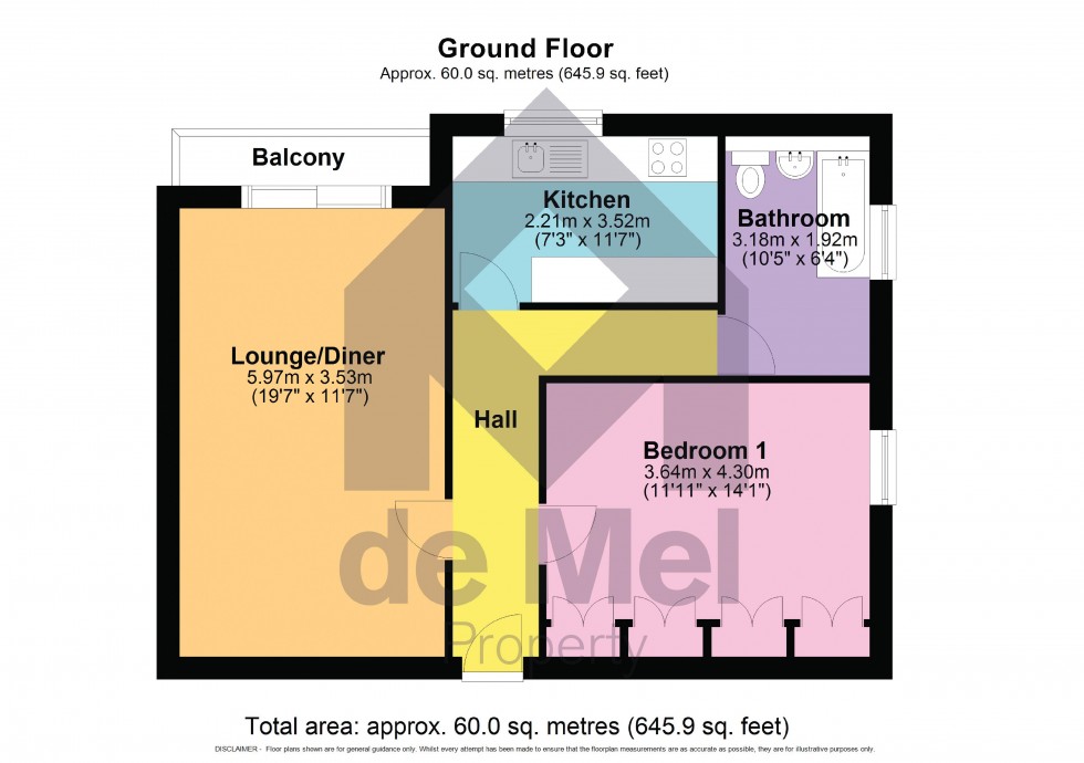 Floorplan for Belworth Court, Cheltenham